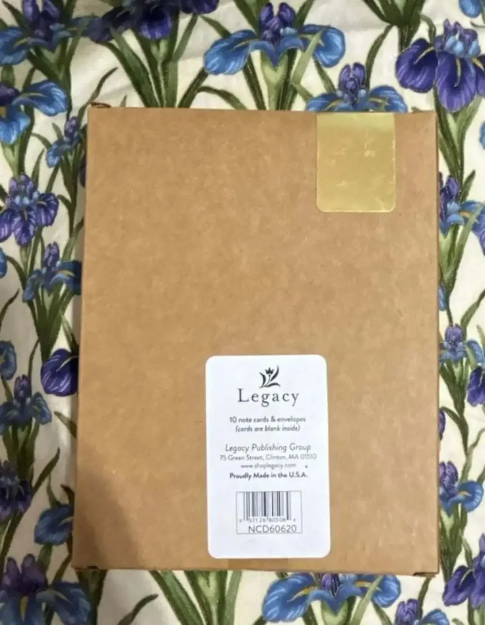 Legacy Pub Group Bluebird & Purple Coneflower 10 Blank Cards/Envelopes